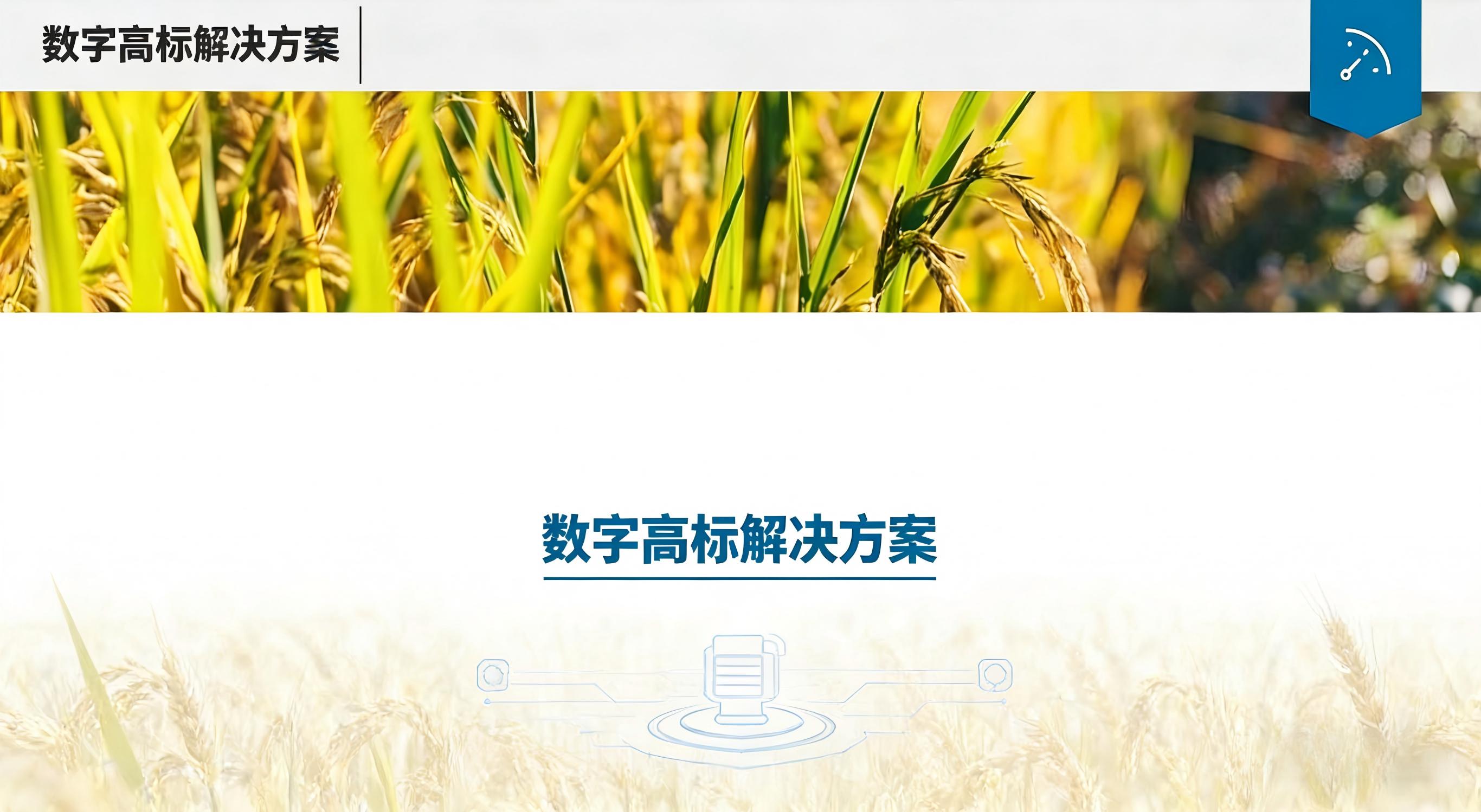 数字高标准农田解决方案
